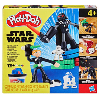 Play-doh Star Wars écrase et hache les sabres laser