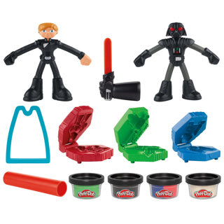 Play-doh Star Wars écrase et hache les sabres laser