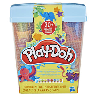 Ensemble de rangement pour animaux fantastiques Play-doh - 8 pots en argile