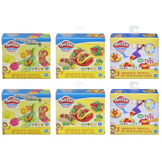 Hasbro playdoh foodie favori assorti | 6 pièces