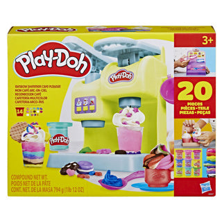 Playdoh - Coffret de jeu Café scintillant arc-en-ciel