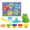 Jeu de démarrage d'argile grenouille et couleur play-doh