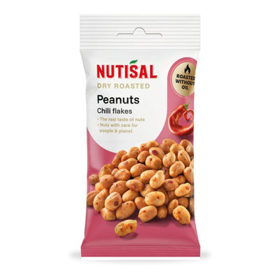 Flocons de piment aux cacahuètes grillées à sec Nutisal (14x 60 gr)
