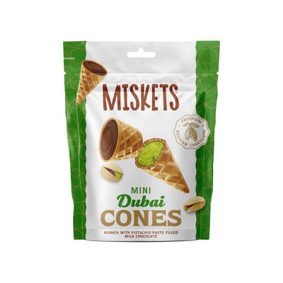 Miskets cornet chocolat au lait style dubaï en sachet (6x 50 gr)
