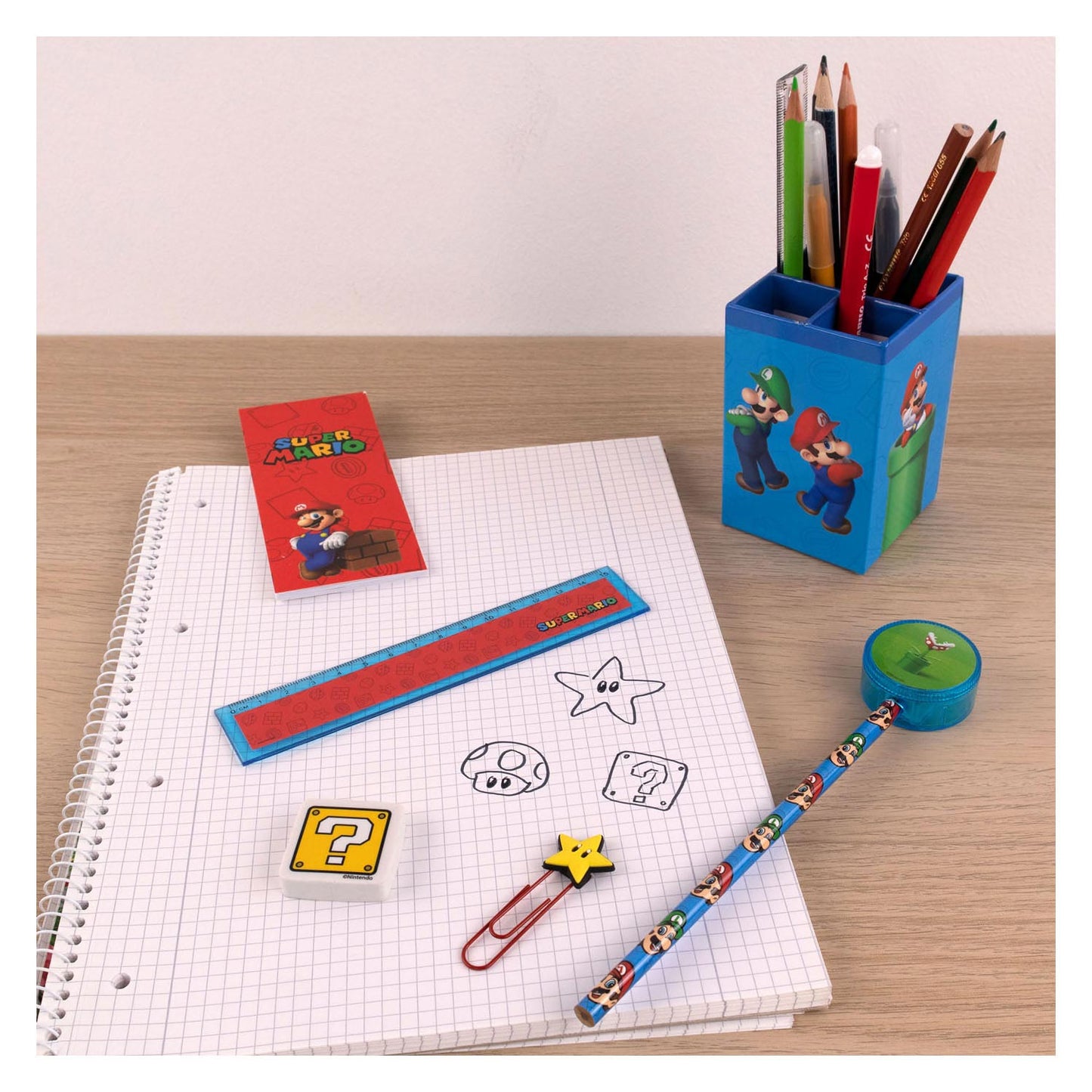 Set de bureau Super Mario, 7dlg.