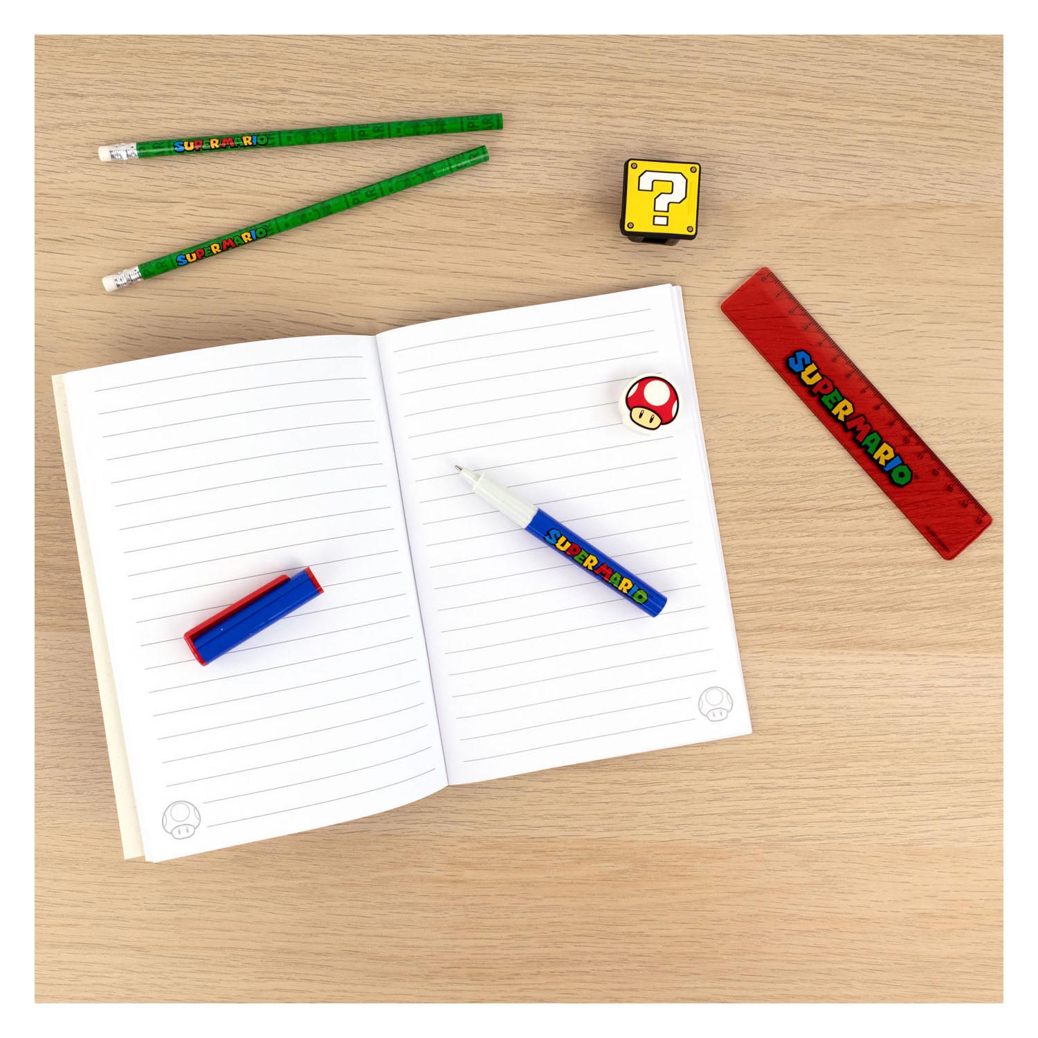 Ensemble d'écriture Super Mario, 7dlg.