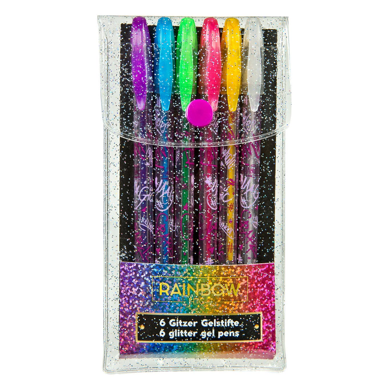 Rainbow Undercover Rainbow High Glittergelpennen, 6e.