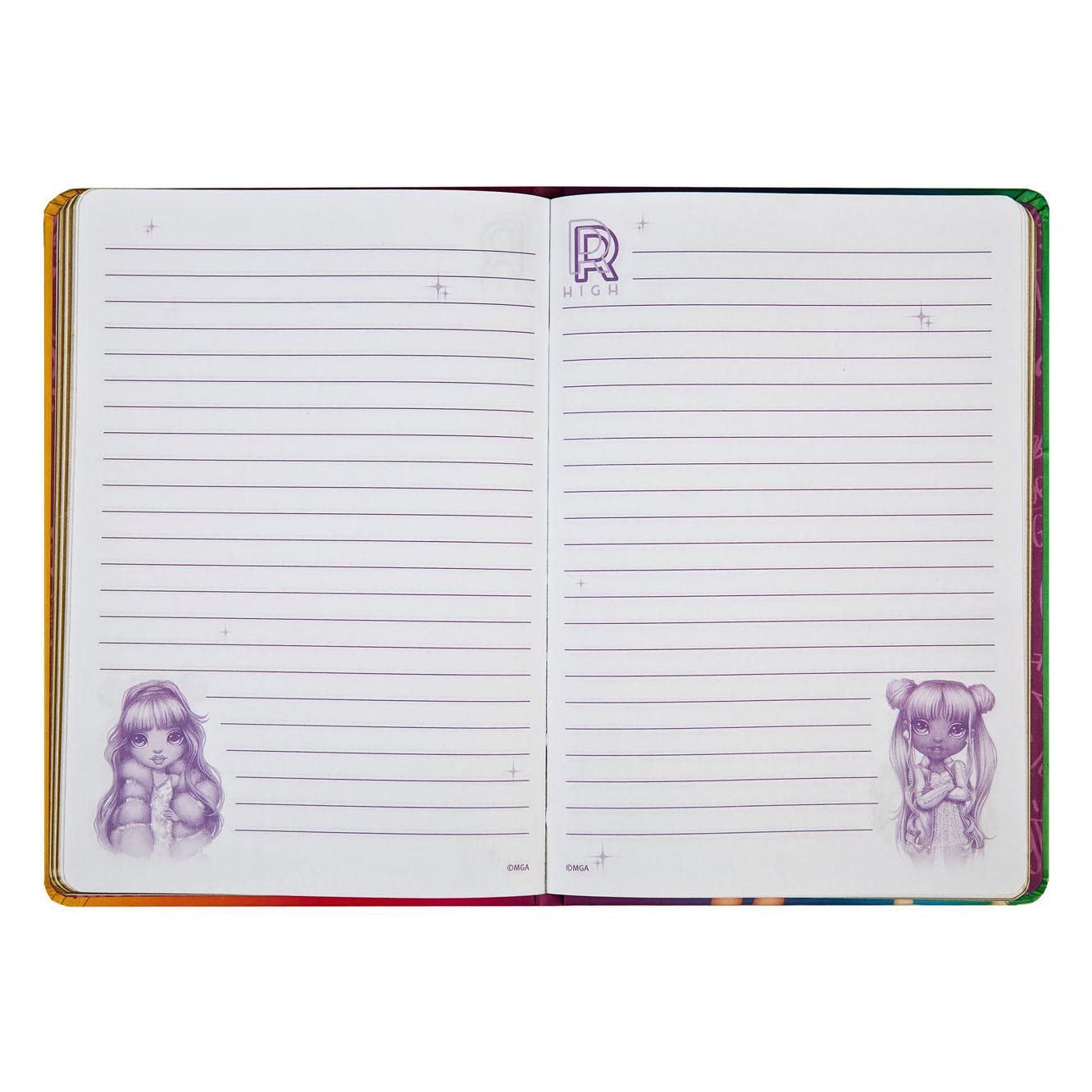 Rainbow High Notebook avec fermeture magnétique