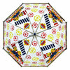Travail de l'équipe des parapluies sous couverture
