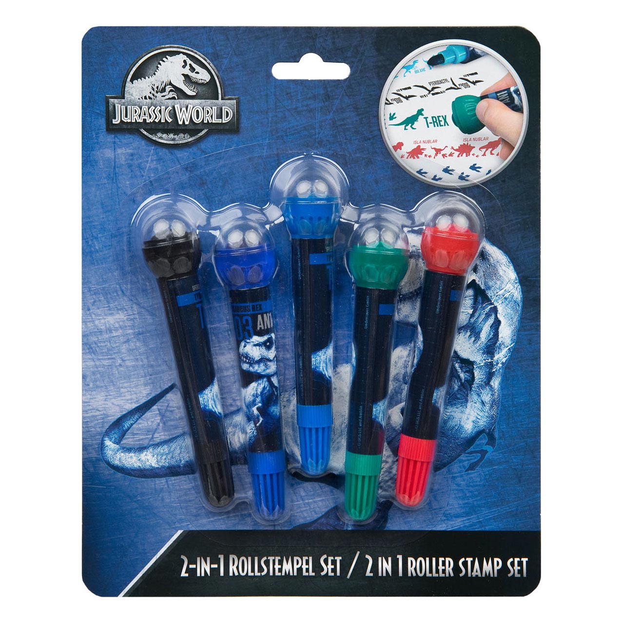 Undercover Jurassic World Roll Stampstifts, 5e.