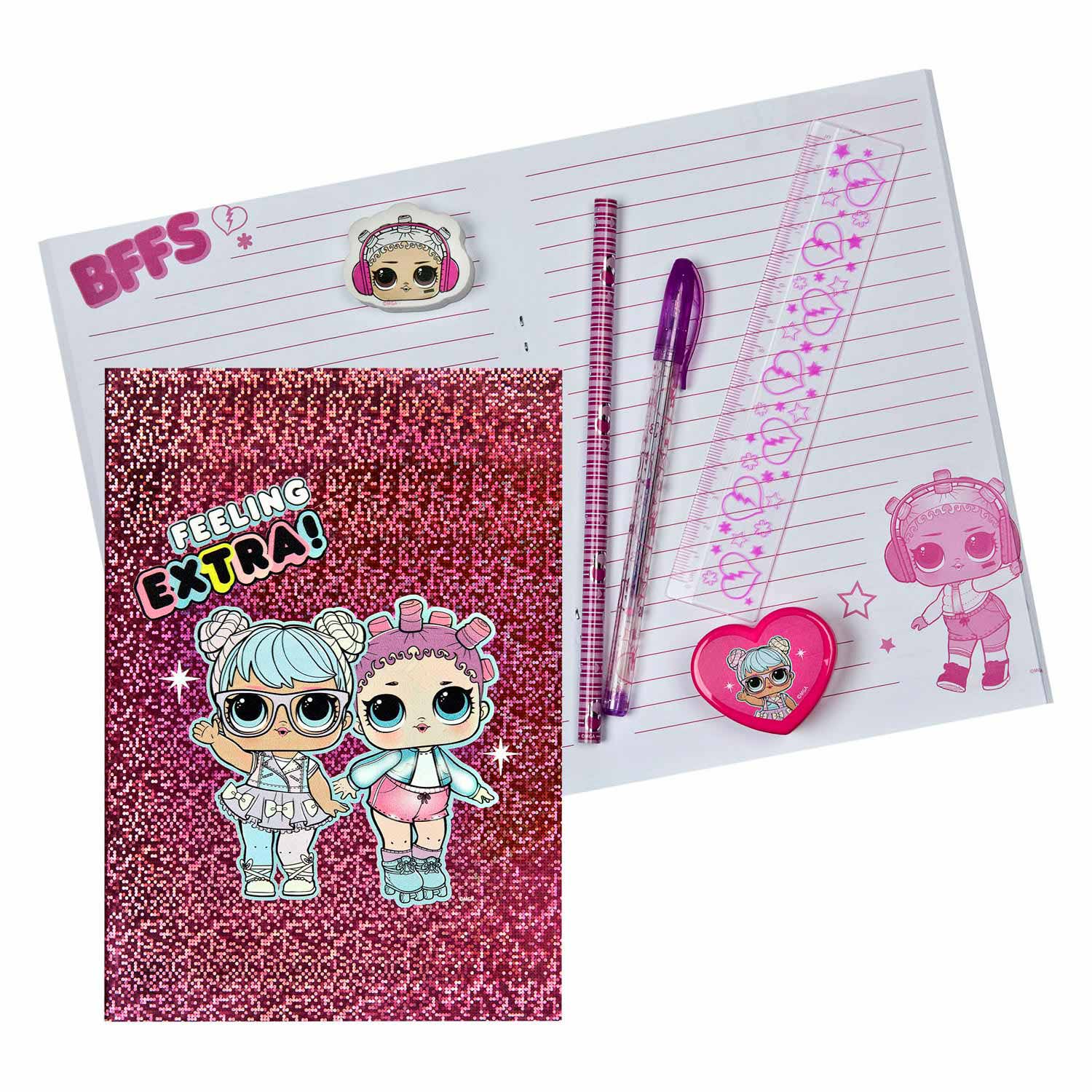 L.O.L surprise Notebook Set, 7dlg.