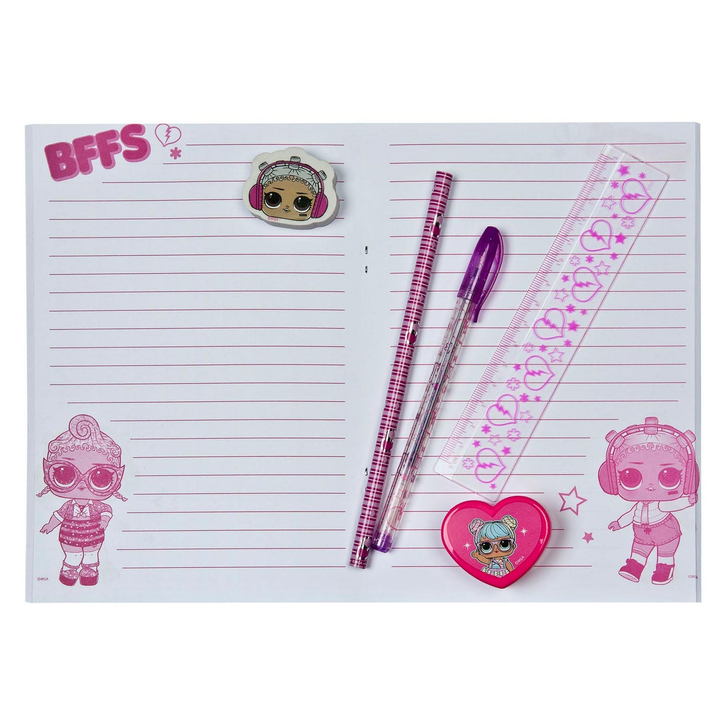 L.O.L surprise Notebook Set, 7dlg.