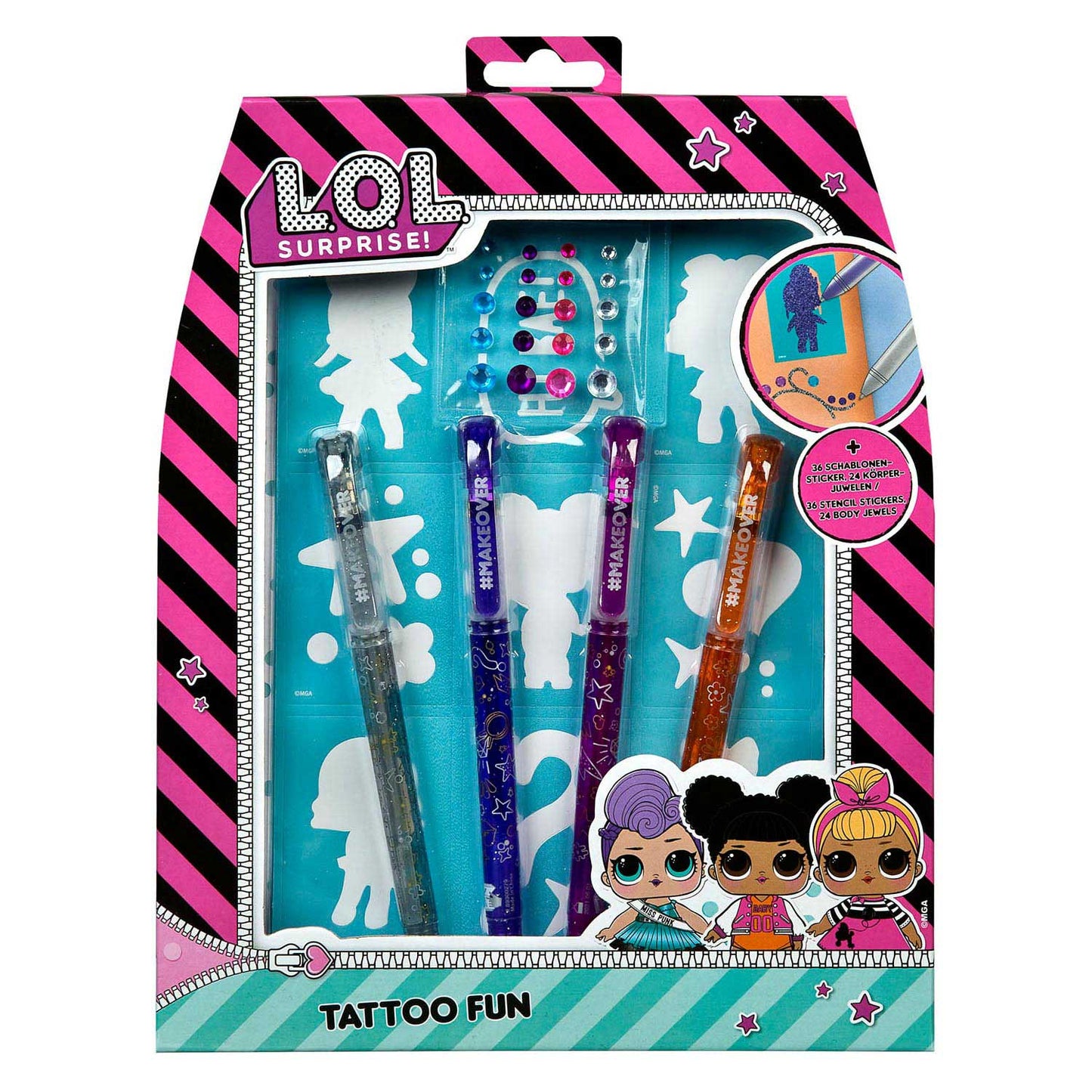 MDR. L.O.L surprise Tattoo Fun Fun Set