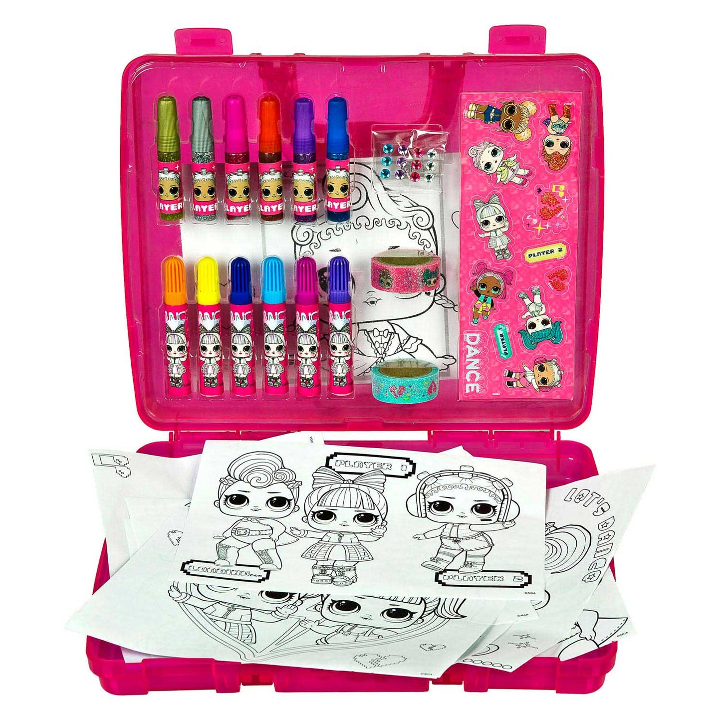 MDR. Surprendre! Ensemble de couleurs de glitter du studio