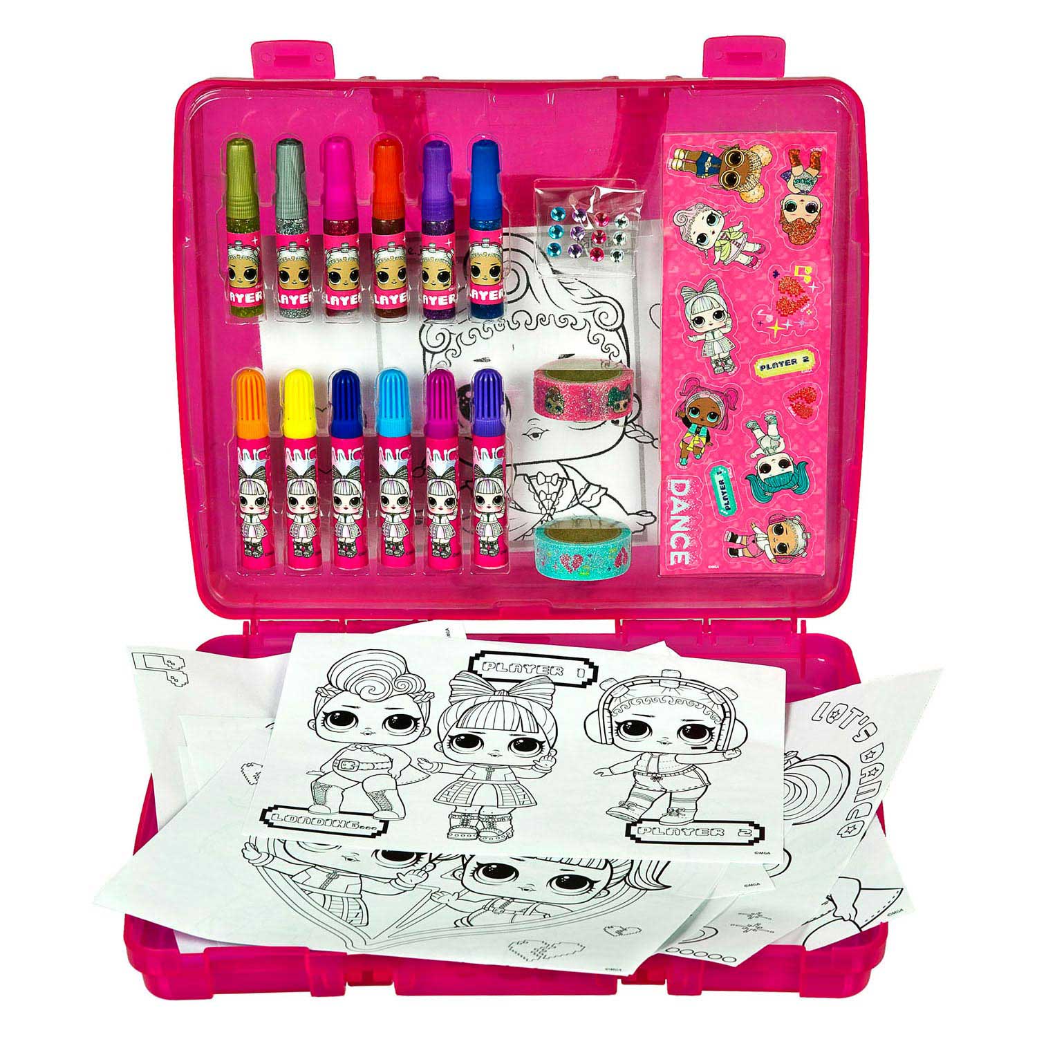 MDR. Surprendre! Ensemble de couleurs de glitter du studio