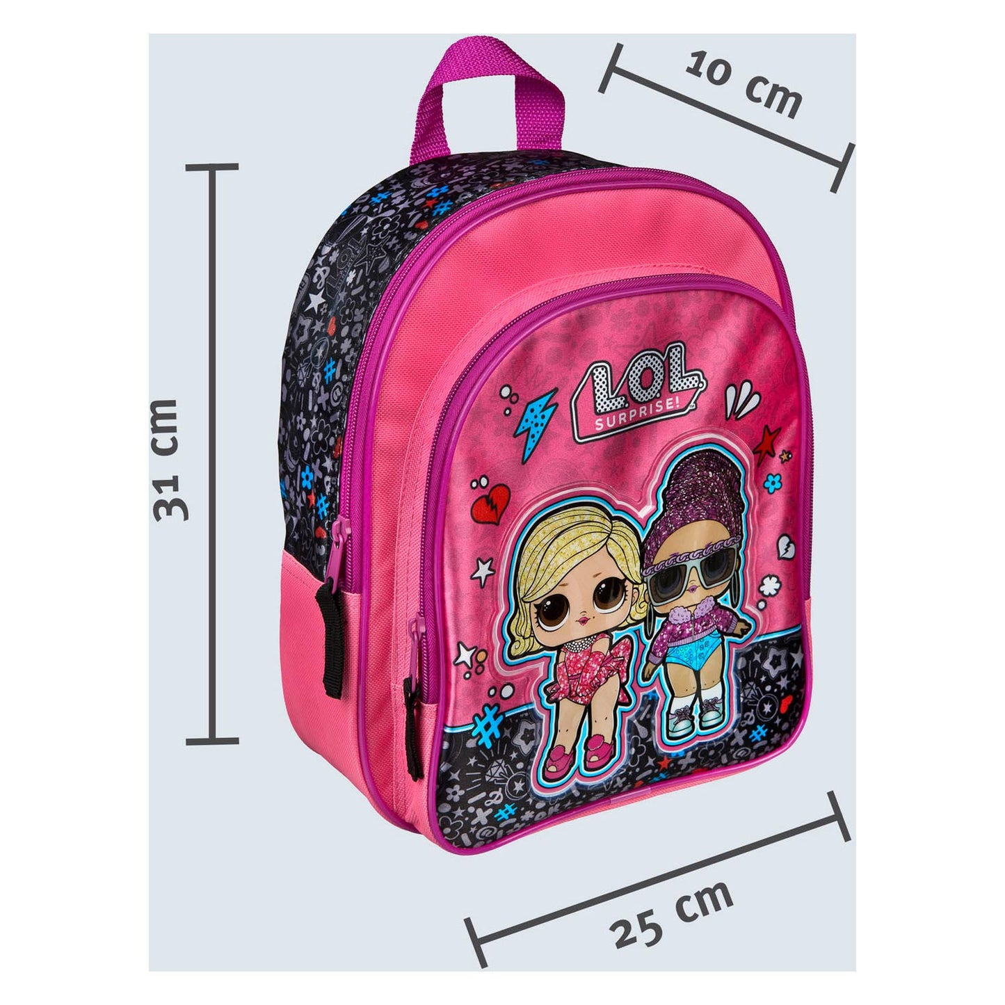 MDR. Surprendre! Sac à dos avec poche avant