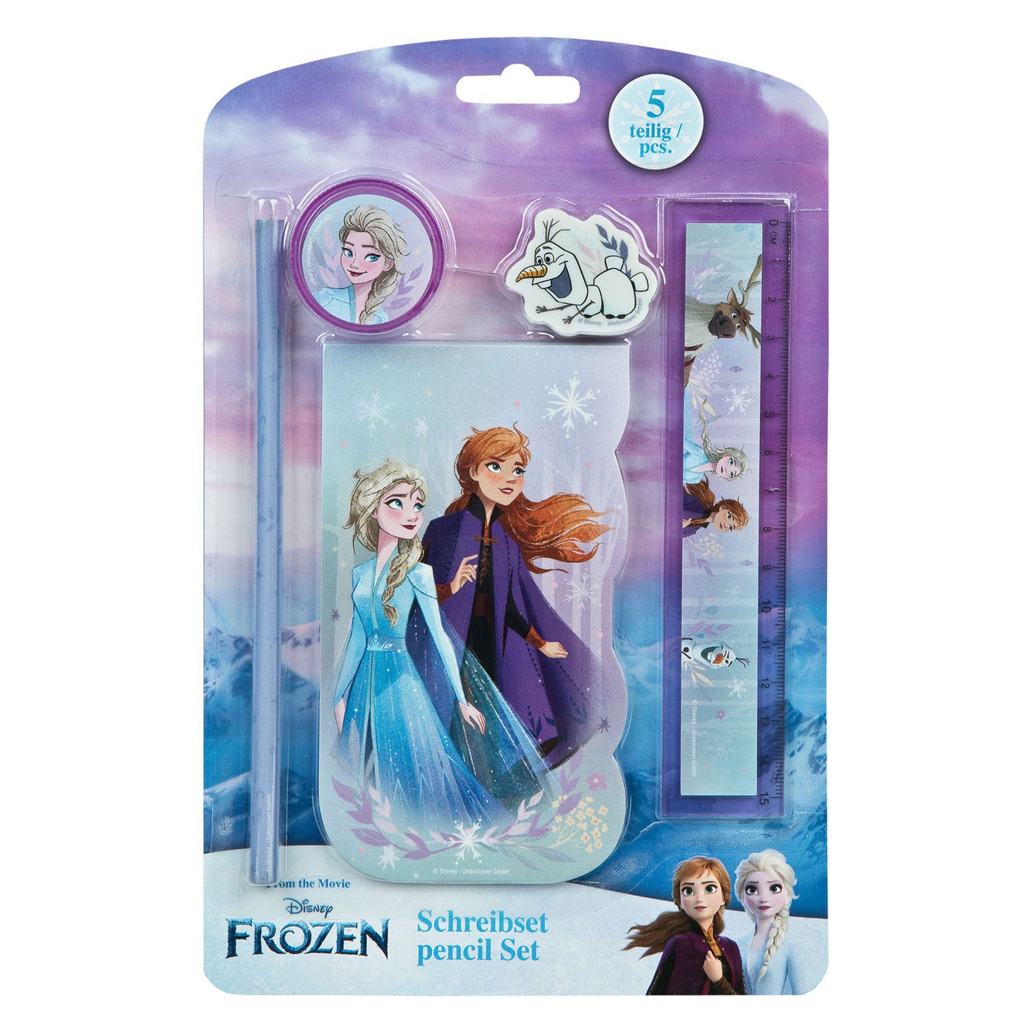 Ensemble d'écriture secrète Frozen, 5dlg.