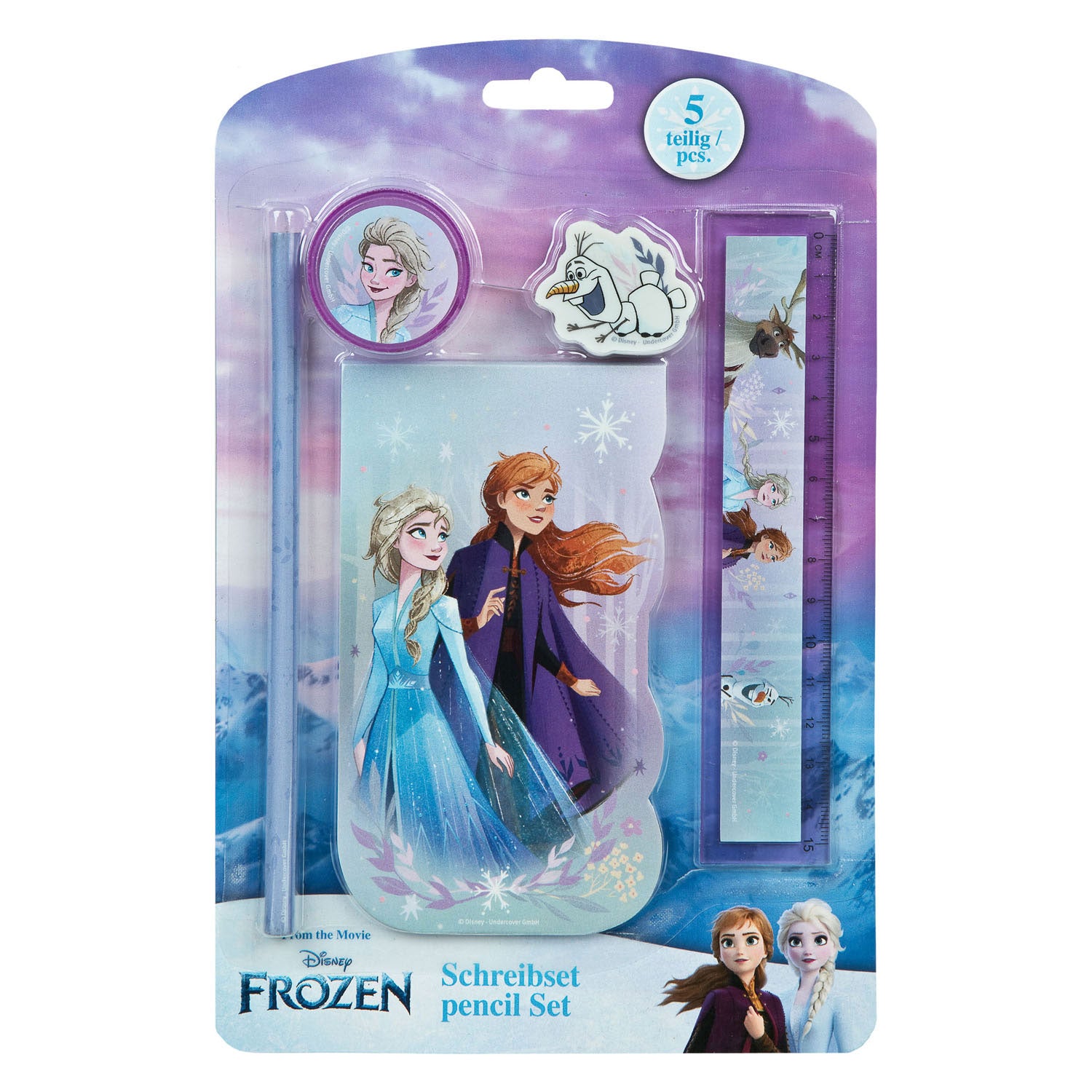 Ensemble d'écriture secrète Frozen, 5dlg.