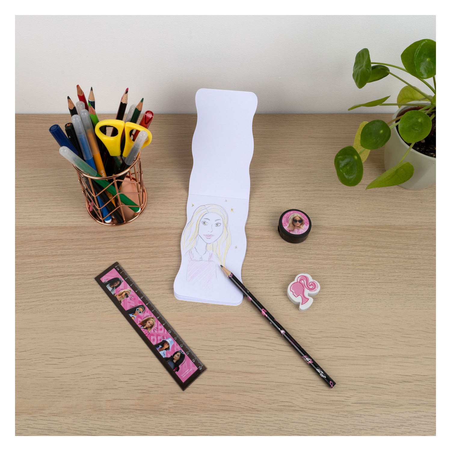 Écriture secrète Set Barbie, 5dlg.