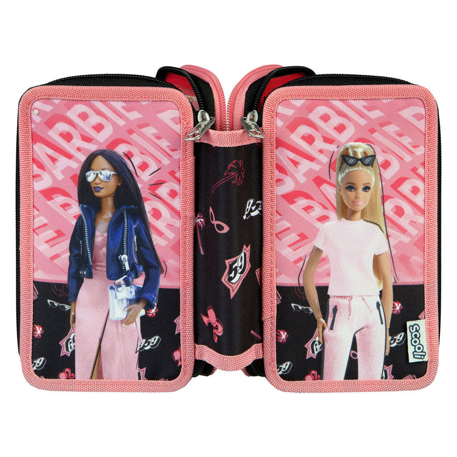 Infiltration de 3 gâteaux rempli de poche Barbie