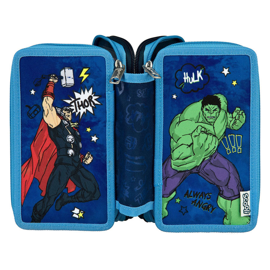 Infiltration de 3 sections remplies de poche Avengers