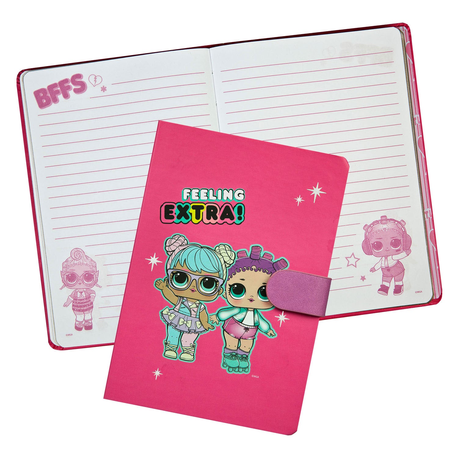 Carnet de notes surprise avec fermeture magnétique