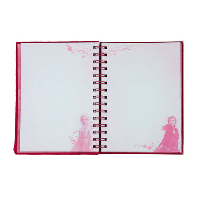 Note à couverture A5 Frozen avec des paillettes