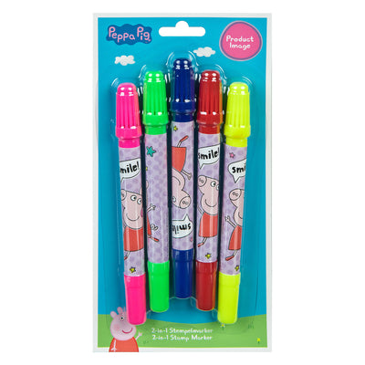 Tampon d'infiltration étouffés 2in1 Peppa Pig, 4st.