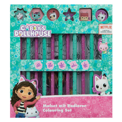Ensemble de couleurs d'infiltration avec Dollhouse de Gummen Gabby, 29dlg.