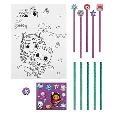 Ensemble de couleurs d'infiltration avec Dollhouse de Gummen Gabby, 29dlg.