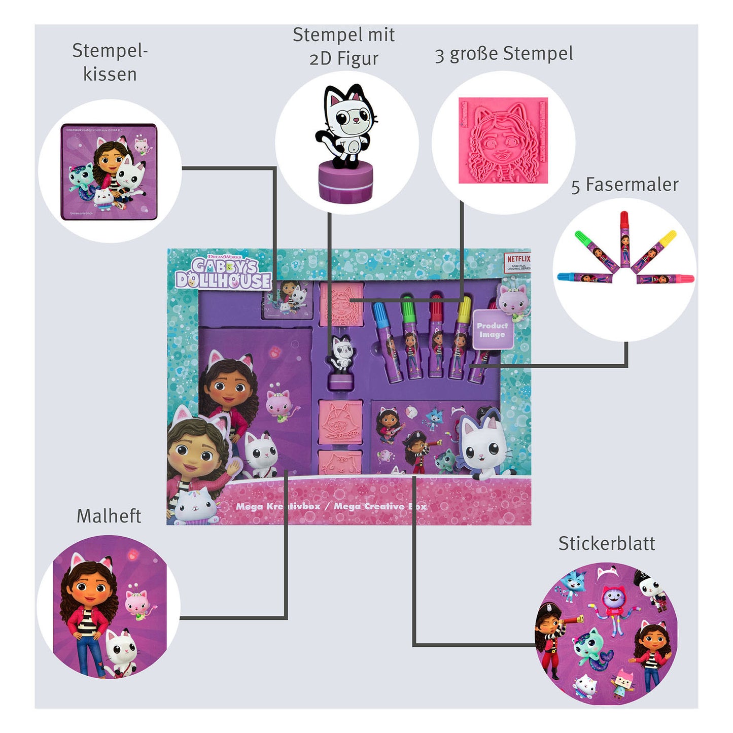 Sendcover Mega Craft Set Gabby's Dollhouse
