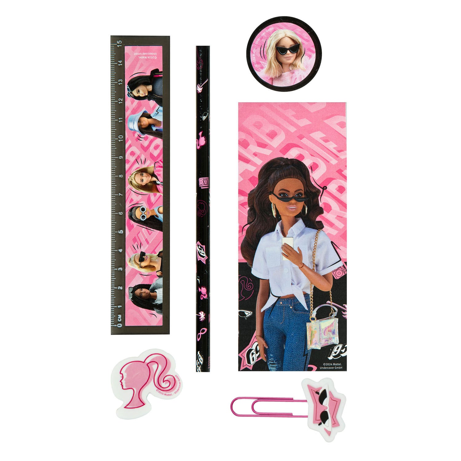 Sense de bureau en couverture Barbie, 6dlg.