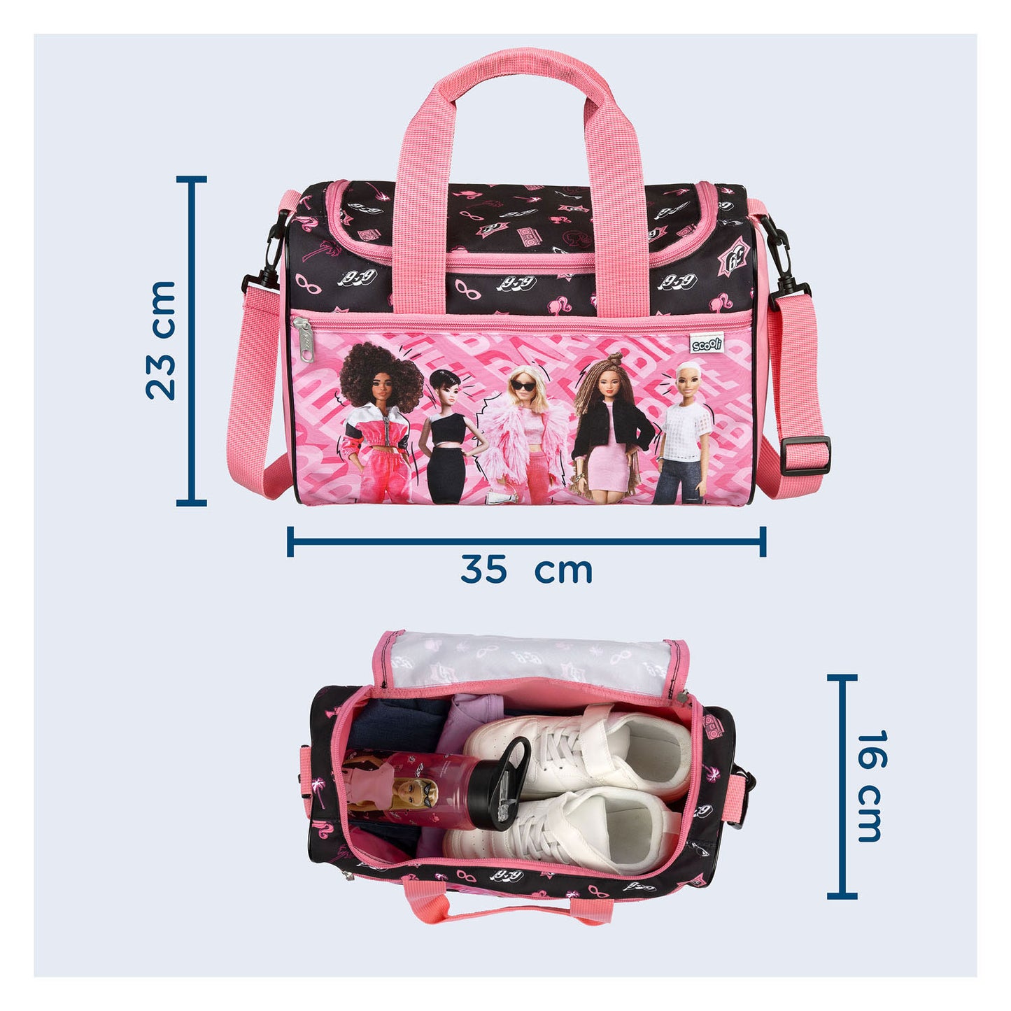 Sac de sport infiltré Barbie