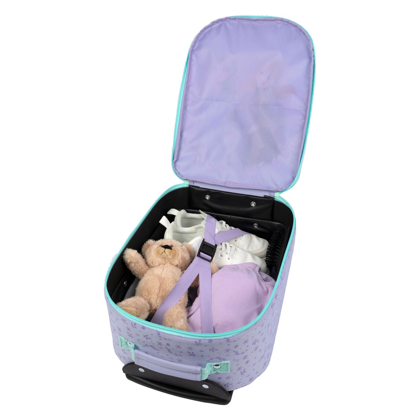 Chariot de valise de voyage en couverture figée