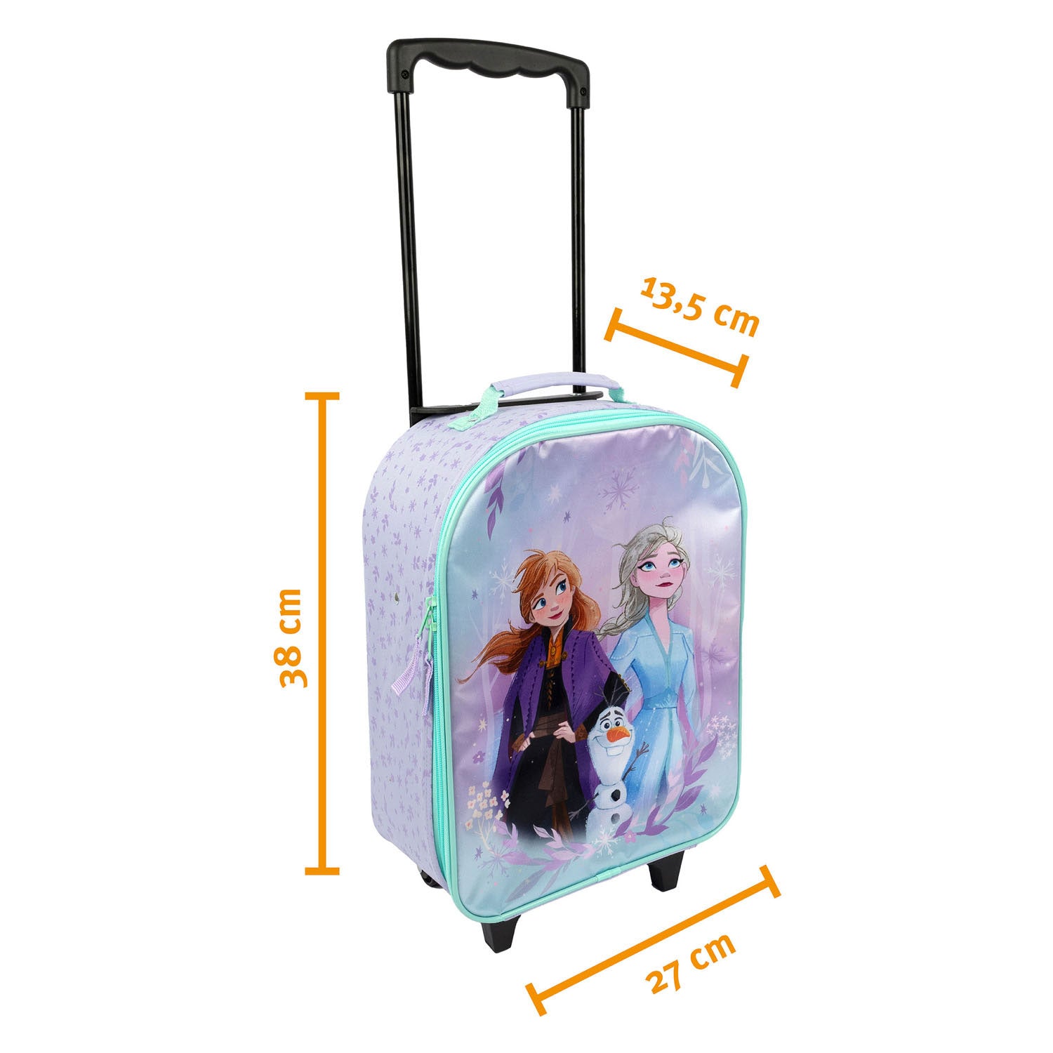 Chariot de valise de voyage en couverture figée