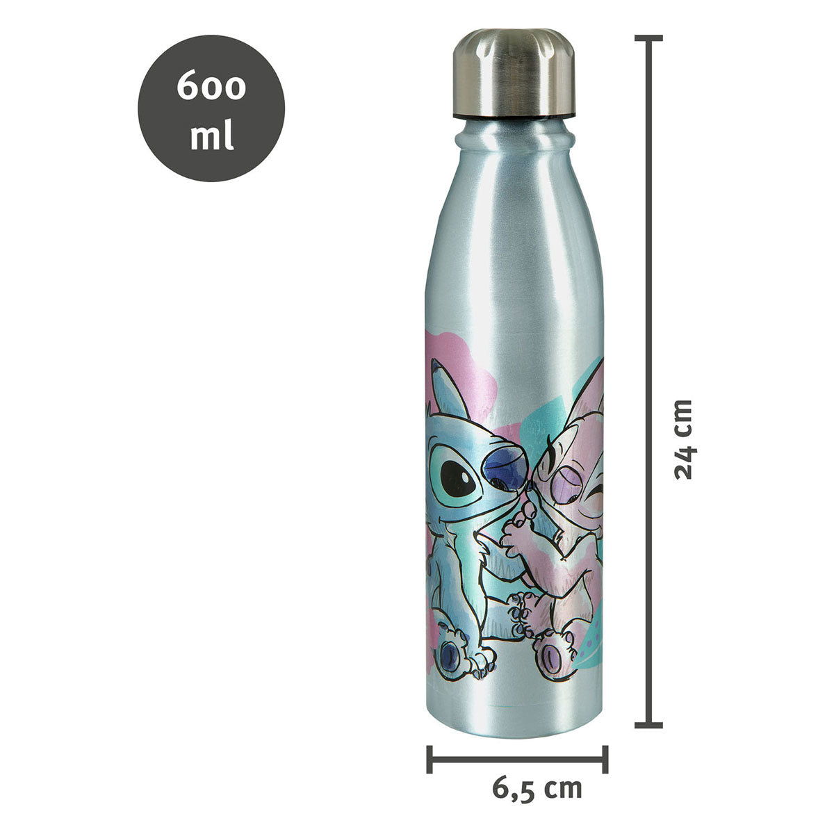 Tasse de consommation d'aluminium Disney Stitch 600 ml