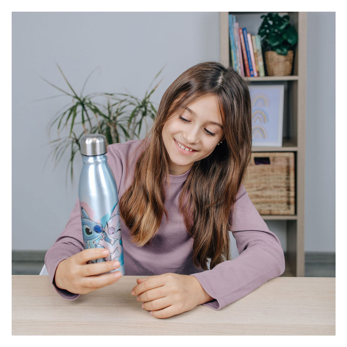 Tasse de consommation d'aluminium Disney Stitch 600 ml