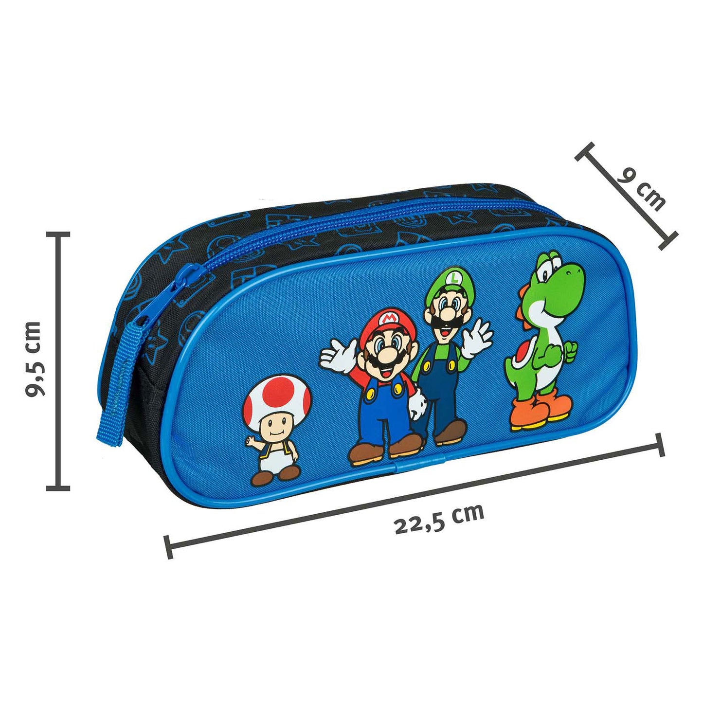 Undercover Penny Super Mario Blue avec fermeture éclair