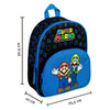 Sac à dos infiltré avec une poche avant Blue Super Mario