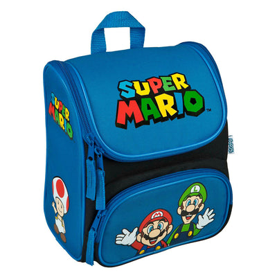 Sac à dos scolaire infiltré Super Mario Blauw
