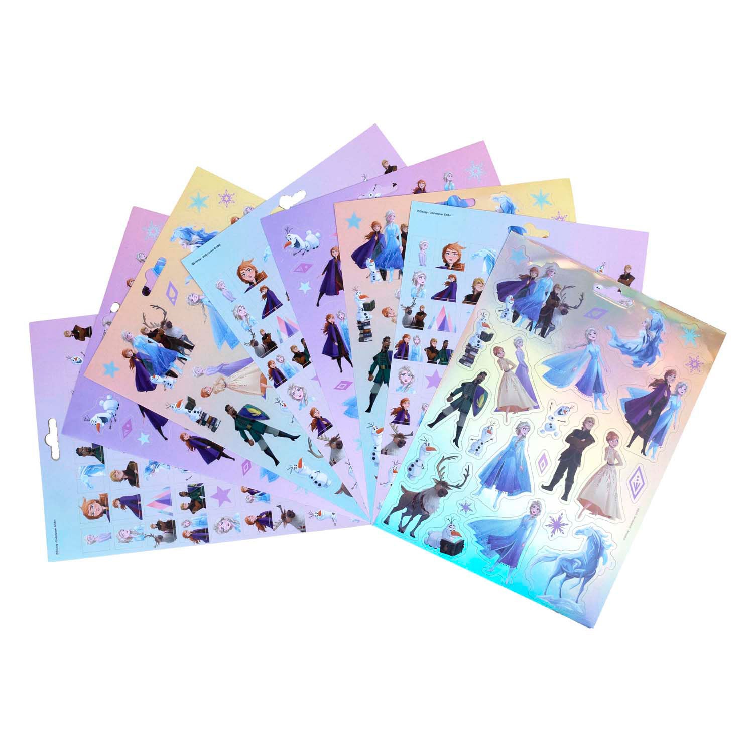 Stickerbook Undercover Frozen avec 8 feuilles