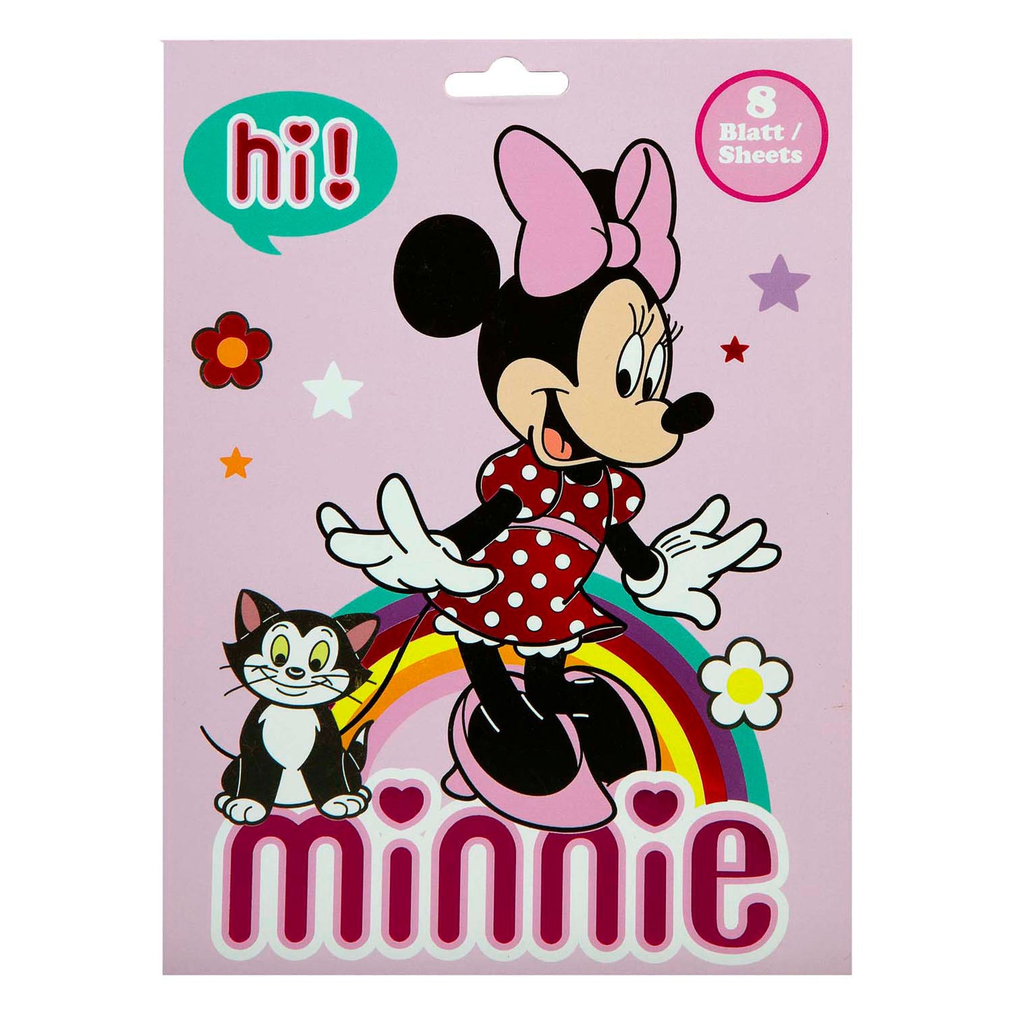 Stickerboek Minnie Stickerboek de souris avec 8 feuilles