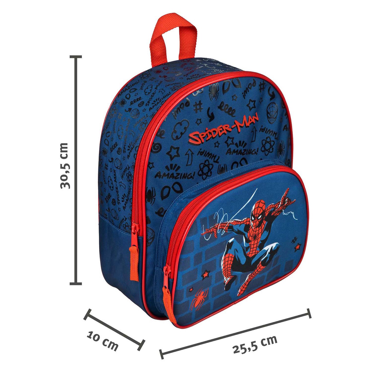 Sac à dos infiltré avec poche avant Spiderman