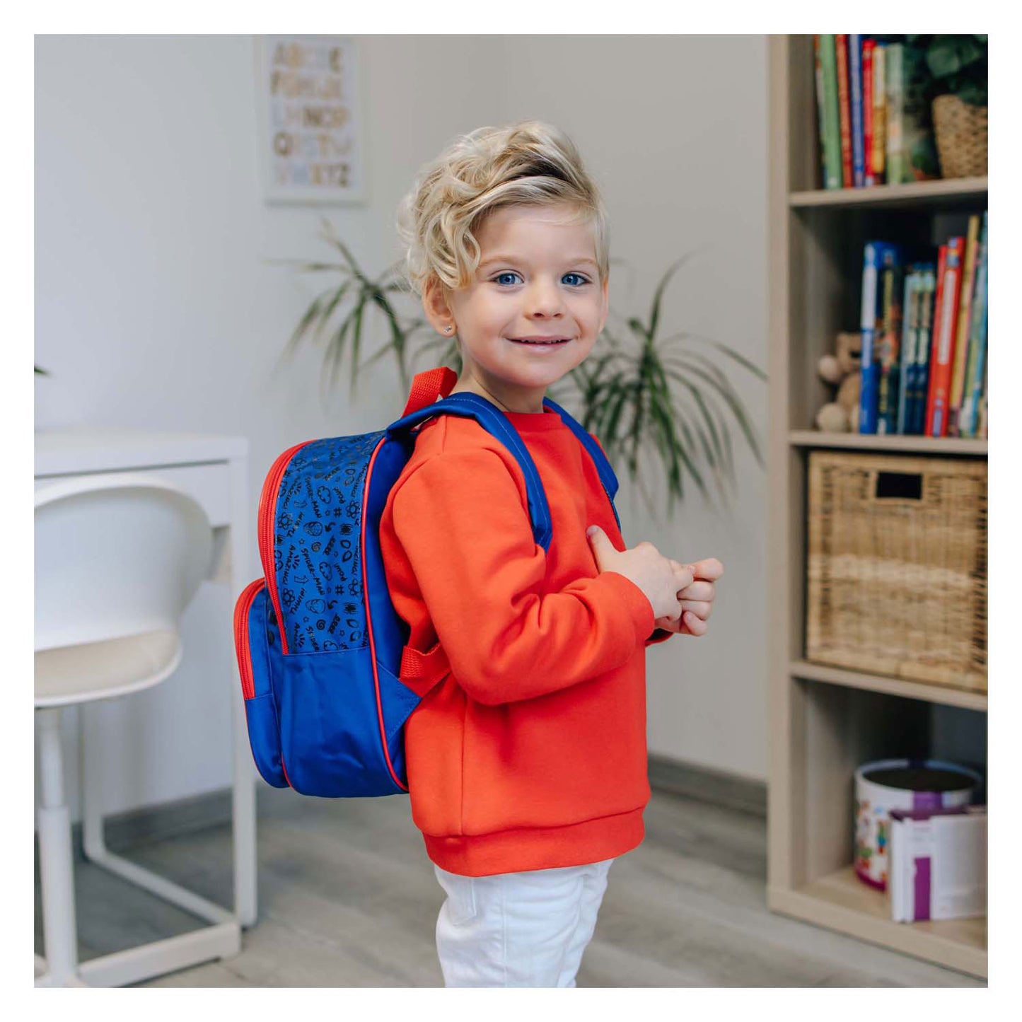 Sac à dos infiltré avec poche avant Spiderman
