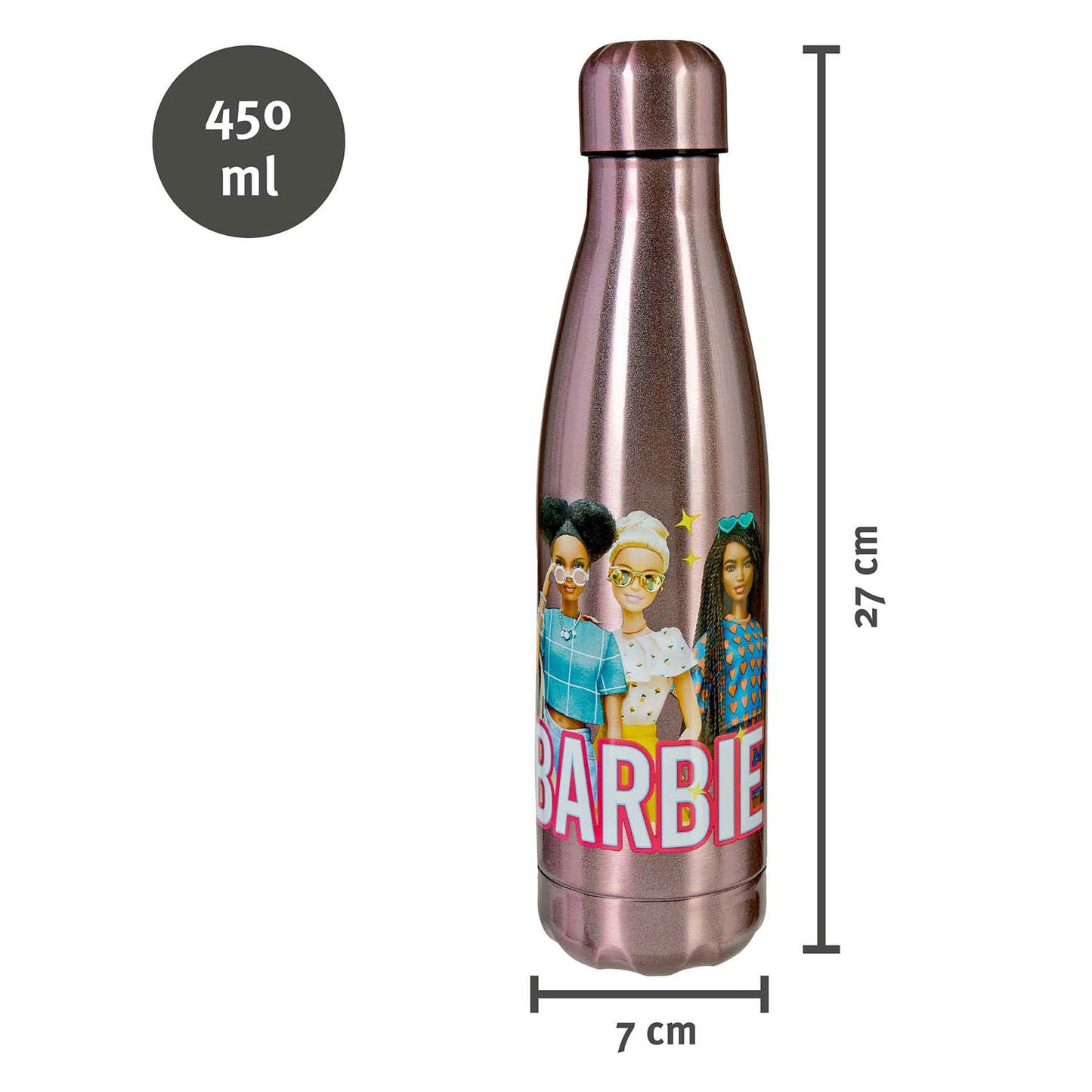 Barbie sous-couvercle en acier inoxydable Barbie, 450 ml