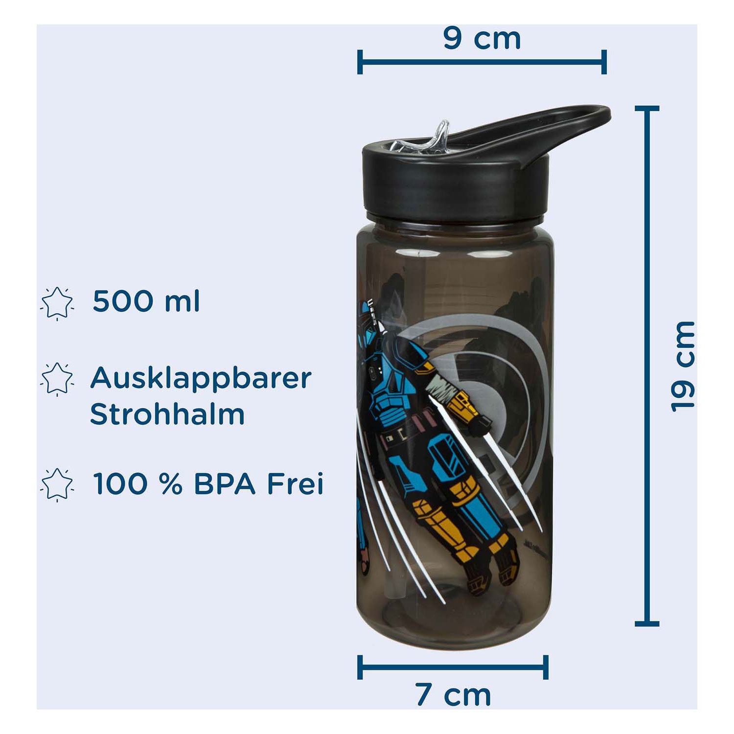 Undercover Areo Buver Bottle Star Wars Mandolorian, 500 ml
