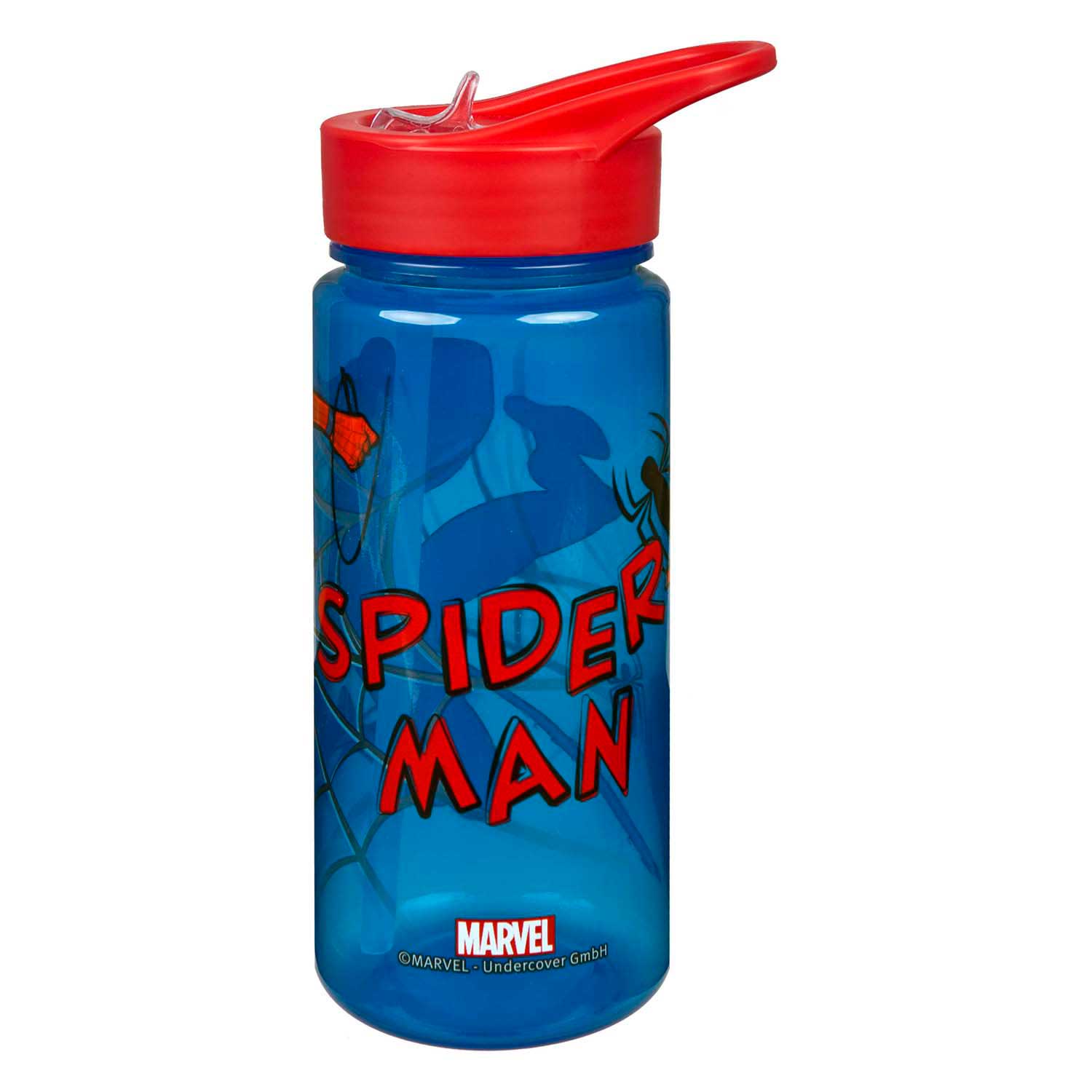 Spiderman Set à couvain tambour et bouteille de boisson