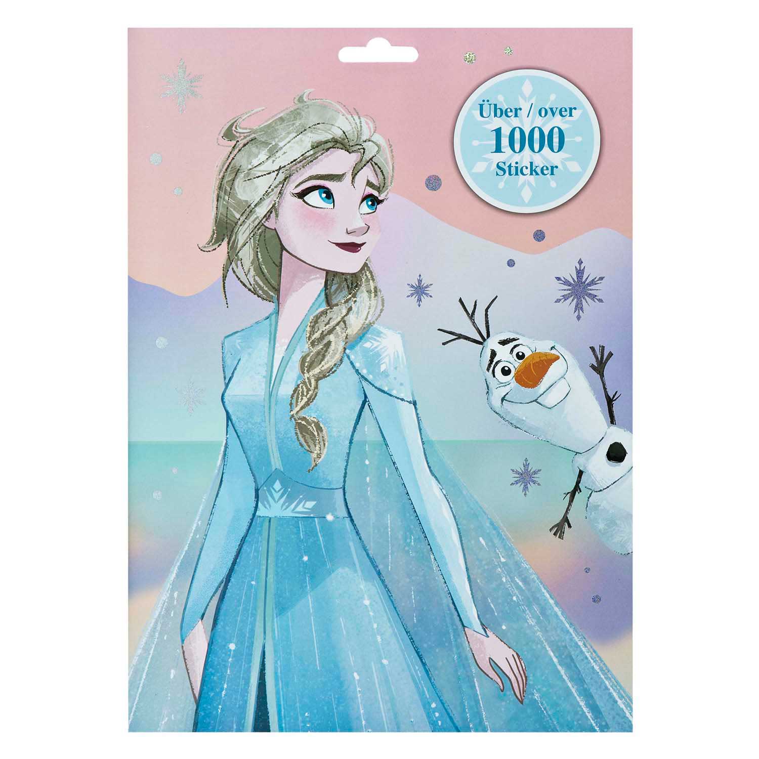 Feuilles d'autocollants infiltrées Frozen - 1000st.