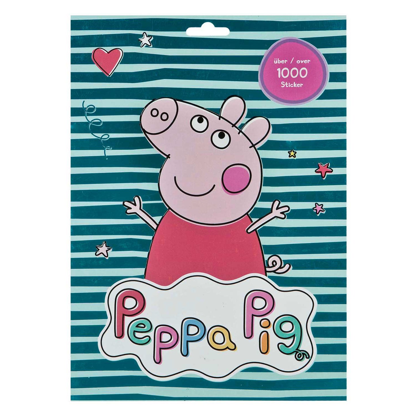Feuilles d'autocollants infiltrées Peppa Pig - 1000st.