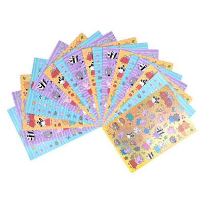 Feuilles d'autocollants infiltrées Peppa Pig - 1000st.